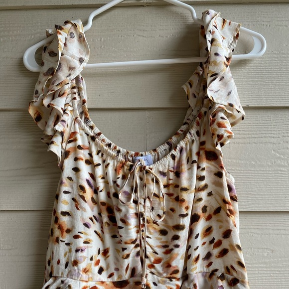 Sofia Jeans by Sofia Vergara Women’s Ruffle Sweetheart Long Midi Dress - Picture 5 of 8